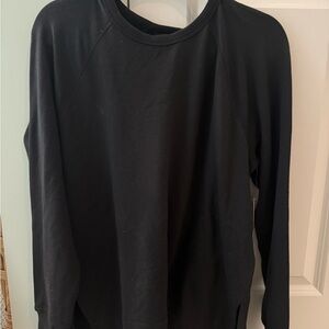 Athleta Black Long Sleeve Sweatshirt
